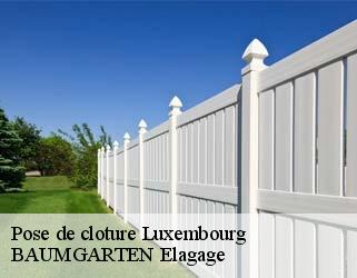 Pose de cloture LU Luxembourg  BAUMGARTEN Elagage